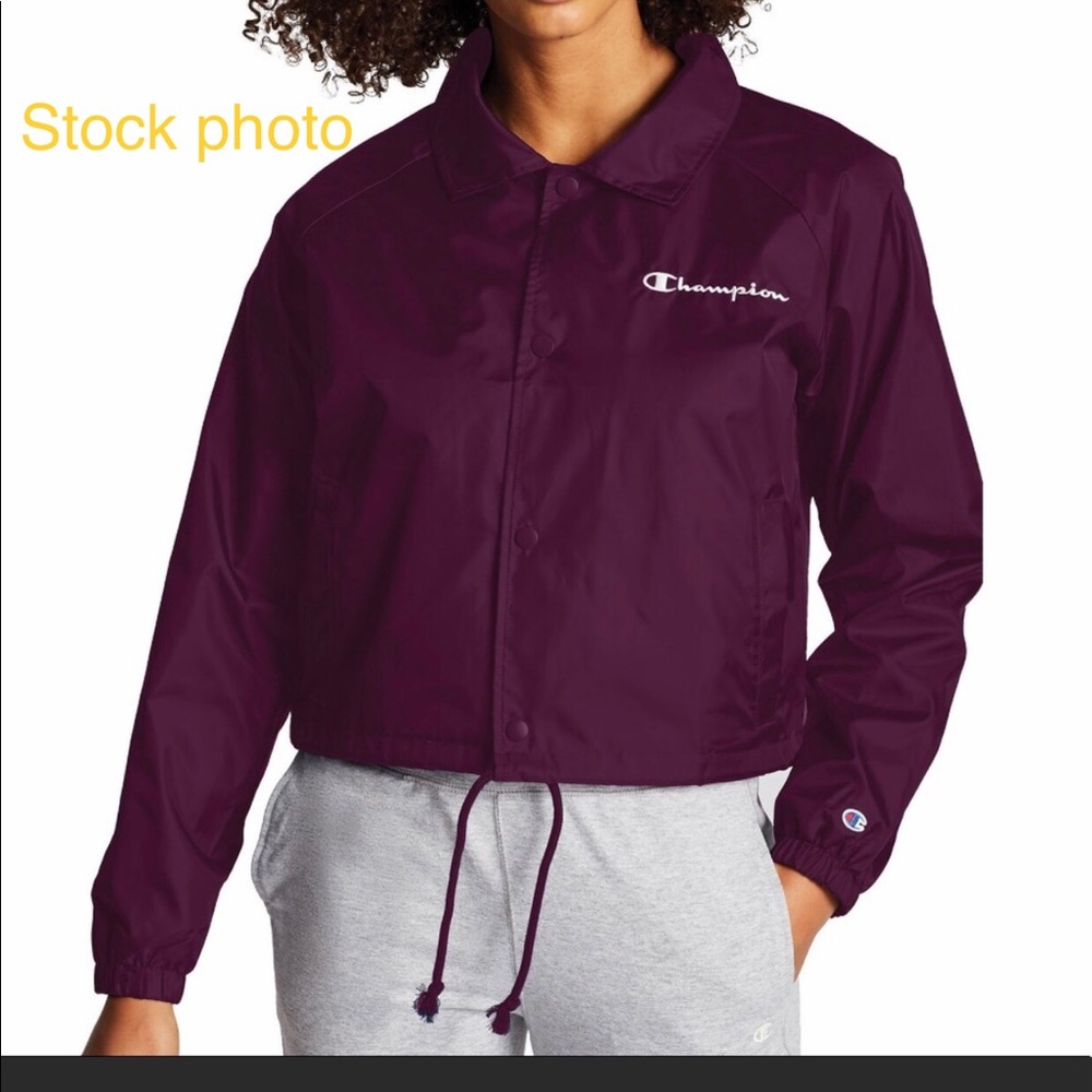 Champion Cropped Coaches Jacket